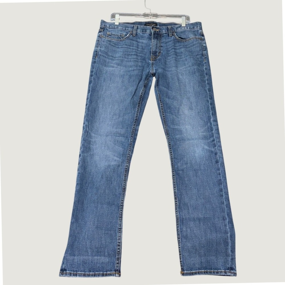 Banana Republic Slim Fit Jeans Medium Wash Blue Denim 33x32